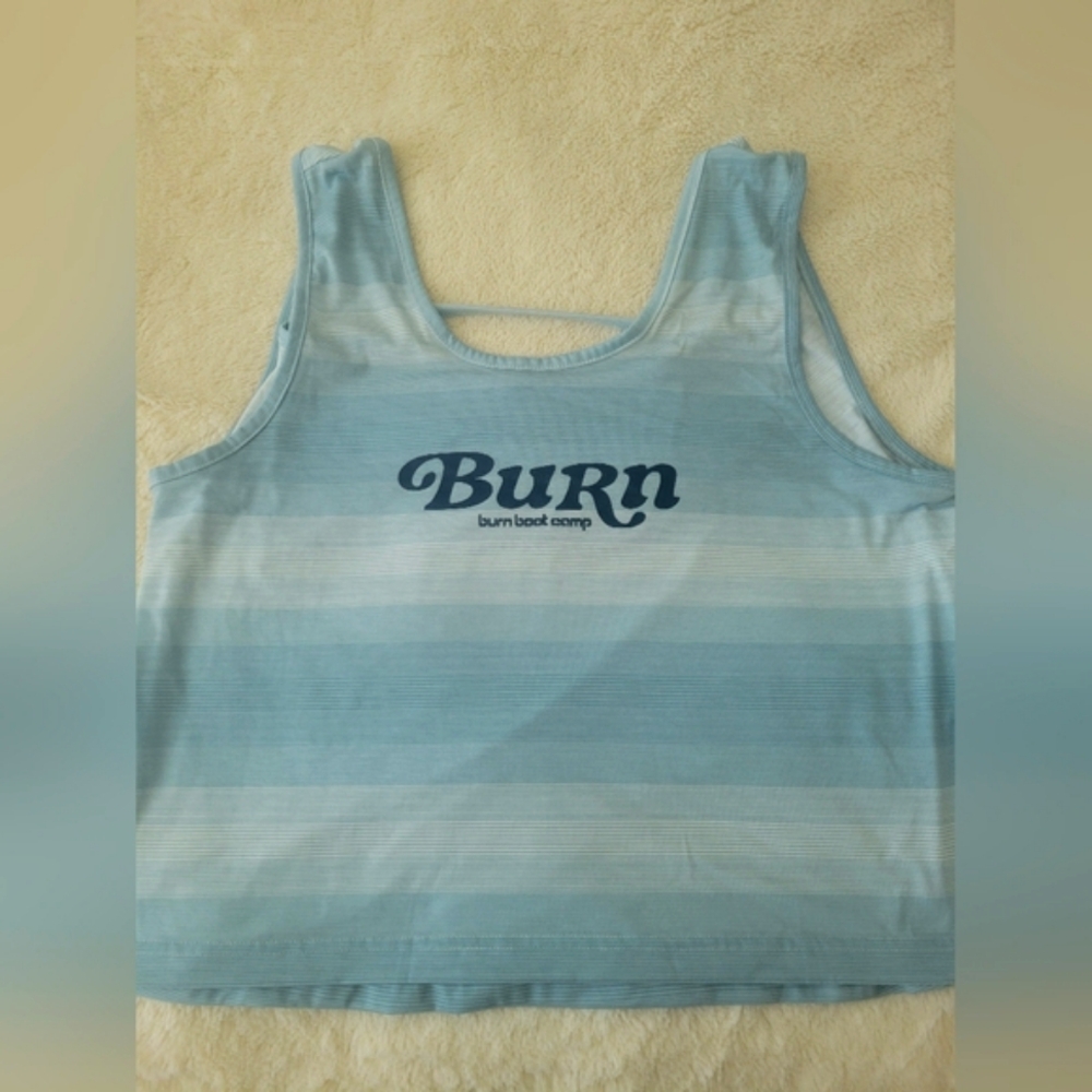Burn Boot Camp Blue Tank Top